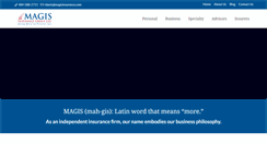 Desktop Screenshot of magisinsurance.com