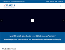 Tablet Screenshot of magisinsurance.com